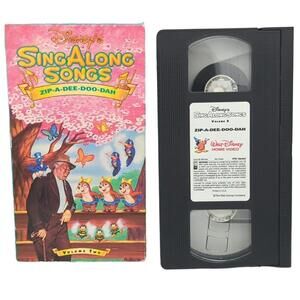 Disneys Song of the South: Zip-A-Dee-Doo-Dah Sing Along Songs‎ (VHS, 1993)